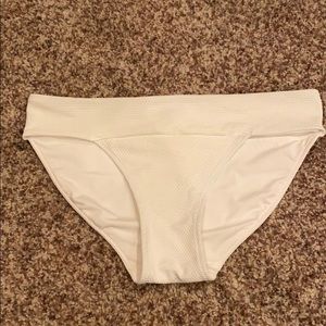 Aerie White Bikini Bottoms